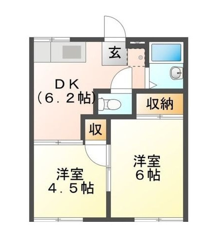 サニーハイツの間取り