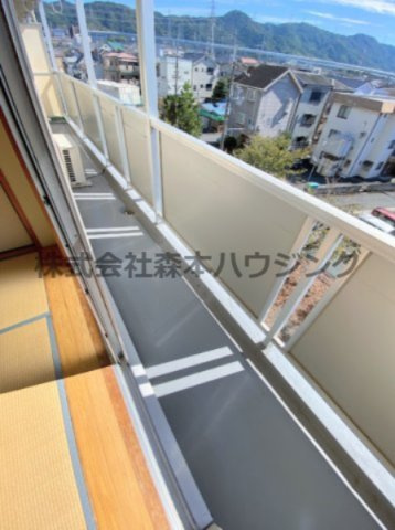 【バルコニー】 | 　ビレッジハウス春日Ⅰ　1号棟 | 広々としたバルコニーです