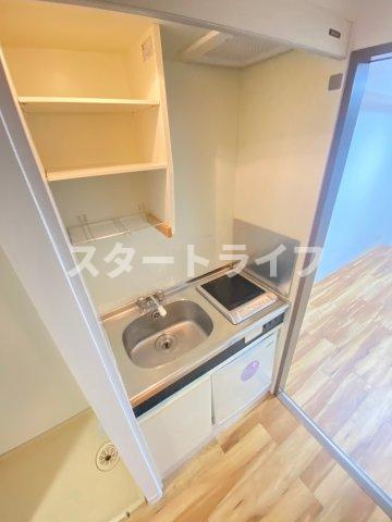 大阪市東淀川区東中島２丁目の賃貸マンションのキッチン