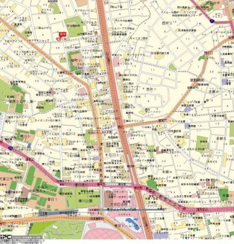【地図】シンシア後楽園