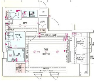 サムティ本町AGEの間取り|サムティ本町AGE　出窓が多く通風良好です。