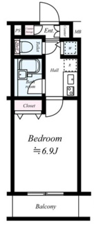 【間取り】 | プレール・ドゥーク西新宿 | 間取りです。