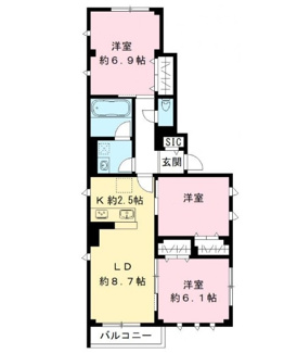 【間取り】 | ココン　ヴェルデ | 間取りです。