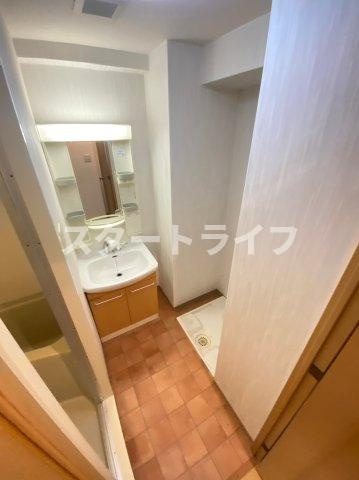 大阪市東淀川区東中島１丁目の賃貸マンションの洗面所