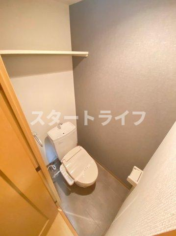 大阪市東淀川区東中島１丁目の賃貸マンションのトイレ