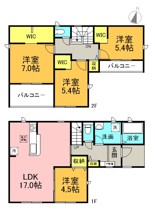4LDK＋WIC