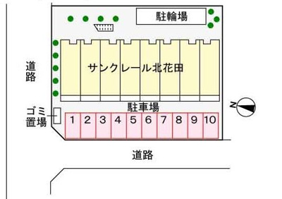 【駐車場】 | サンクレール北花田