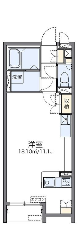 レオネクストエクレールの間取り