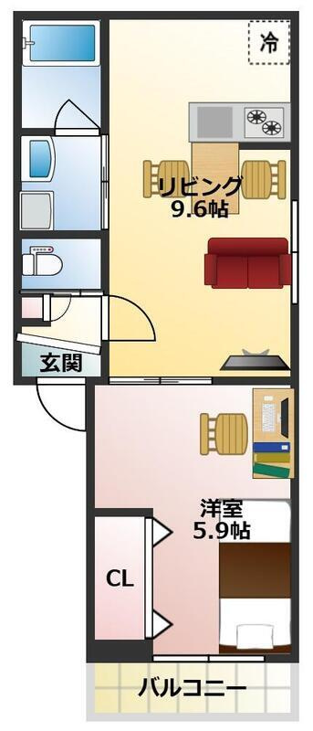 sentirの間取り