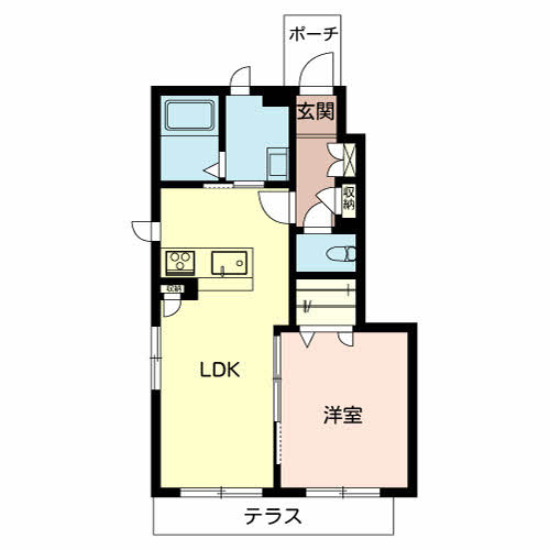 フェリシード桜丘 Aの間取り