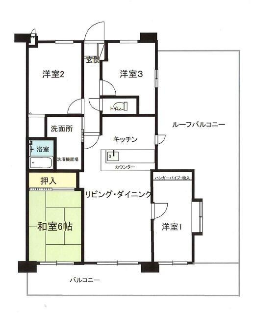 中古マンション）ジーオー尾西マンションの間取り