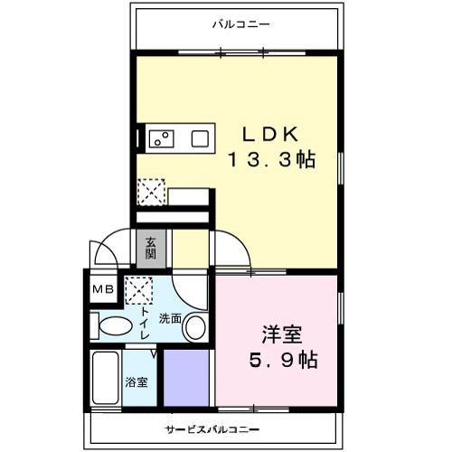 Ａｉｌｅの間取り|現況優先