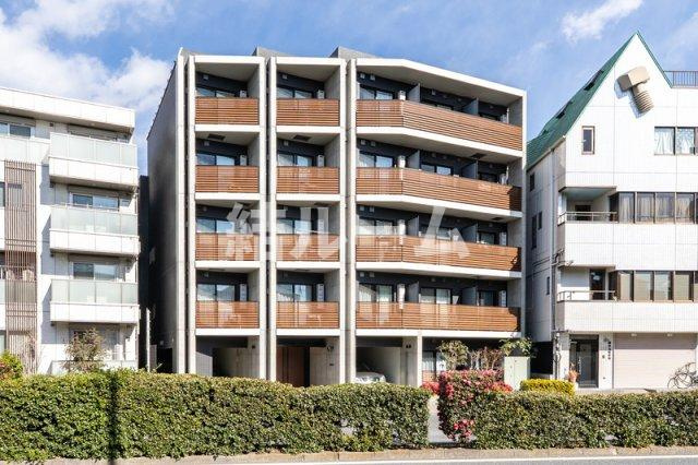 板橋区弥生町の賃貸マンションの外観パース