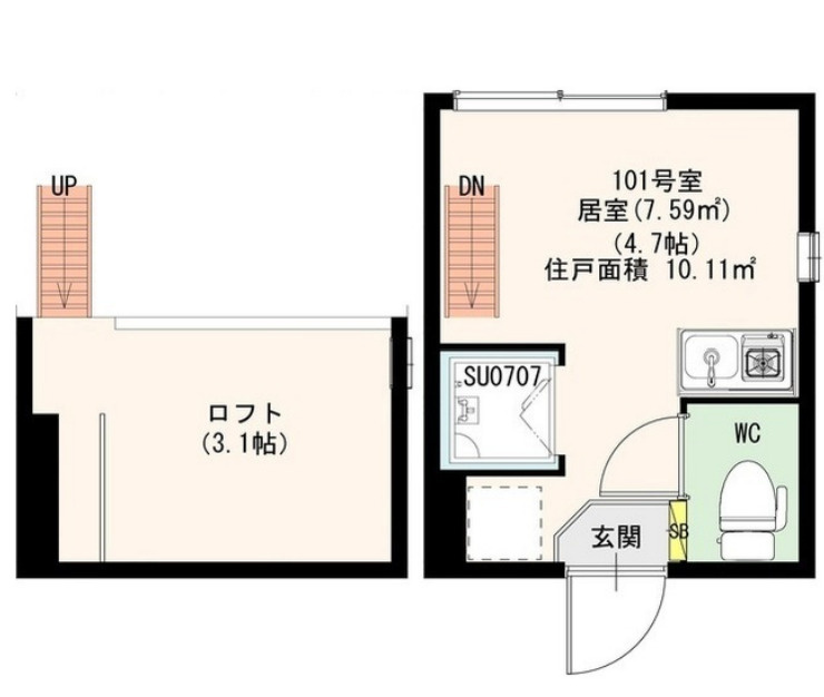 フィオーレ阿佐ヶ谷の間取り