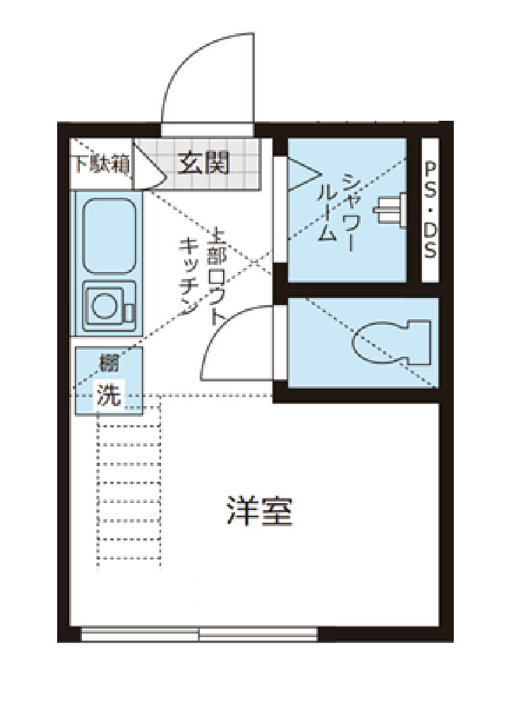Water　BAY　夏目坂の間取り