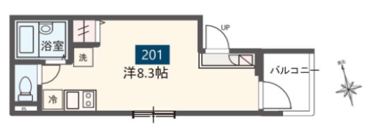 【間取り】 | MELDIA扇大橋Ⅱ