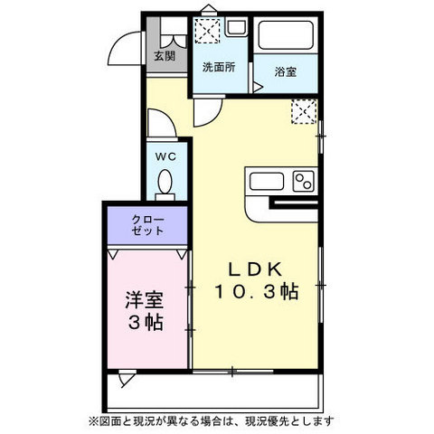 Ｍｉｌｌｅ　Ｇｒａｃｅの間取り|間取図