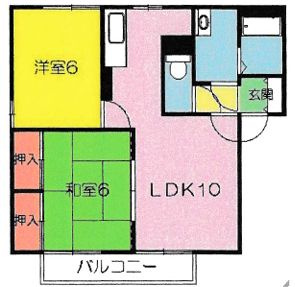 【間取り】 | エミネンスSAKAI | 「エミネンスSAKAI 」の間取りです