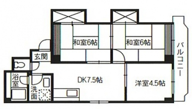 メイゾン小町の間取り|間取図