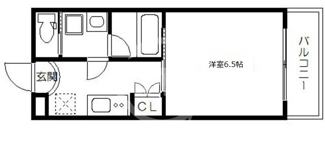 CITY SPIRE心斎橋EASTの間取り|CITY SPIRE心斎橋EAST　開放感ある間取り
