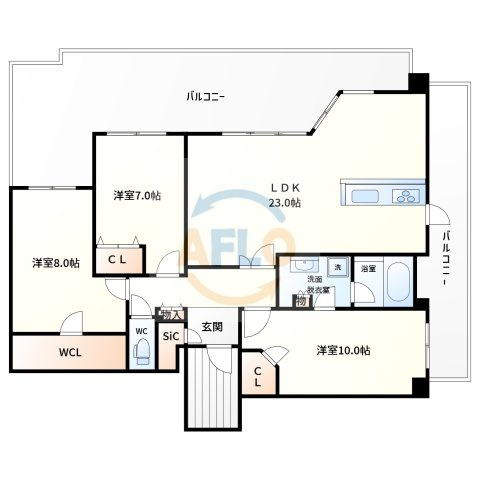 フェニックス日本橋高津の間取り|フェニックス日本橋高津　間取り