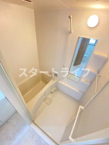 大阪市淀川区木川東２丁目のアパートの浴室
