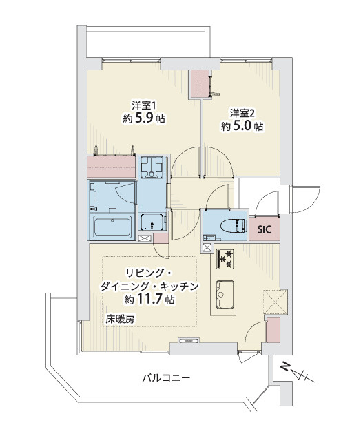 ロイヤルシーズン青葉台ＥＡＳＴの間取り