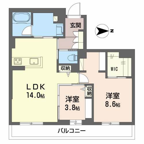 【間取り】 | ライフステージ東和