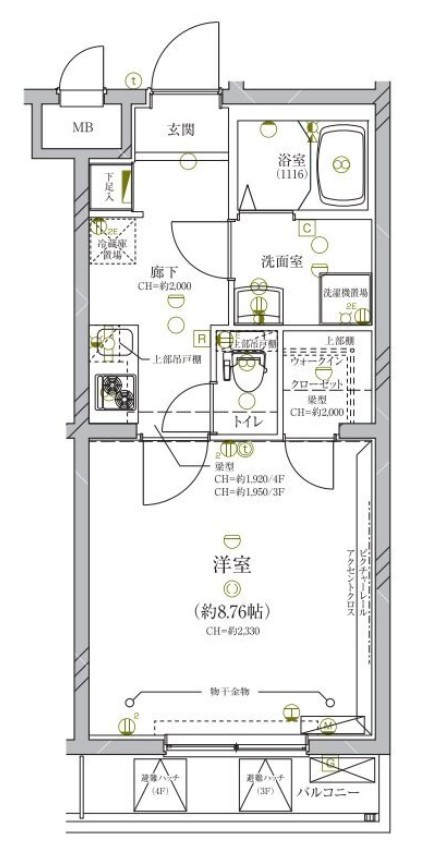 ディアレイシャス成増の間取り|間取り