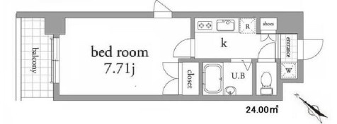 ｋ．ｆｌａｔの間取り