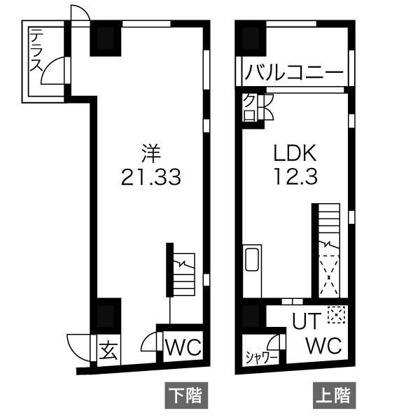 S-CREA御堂筋本町の間取り|S-CREA御堂筋本町　間取り