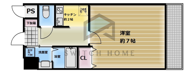 【間取り】 | シャトルウエスト | 使いやすい間取りです