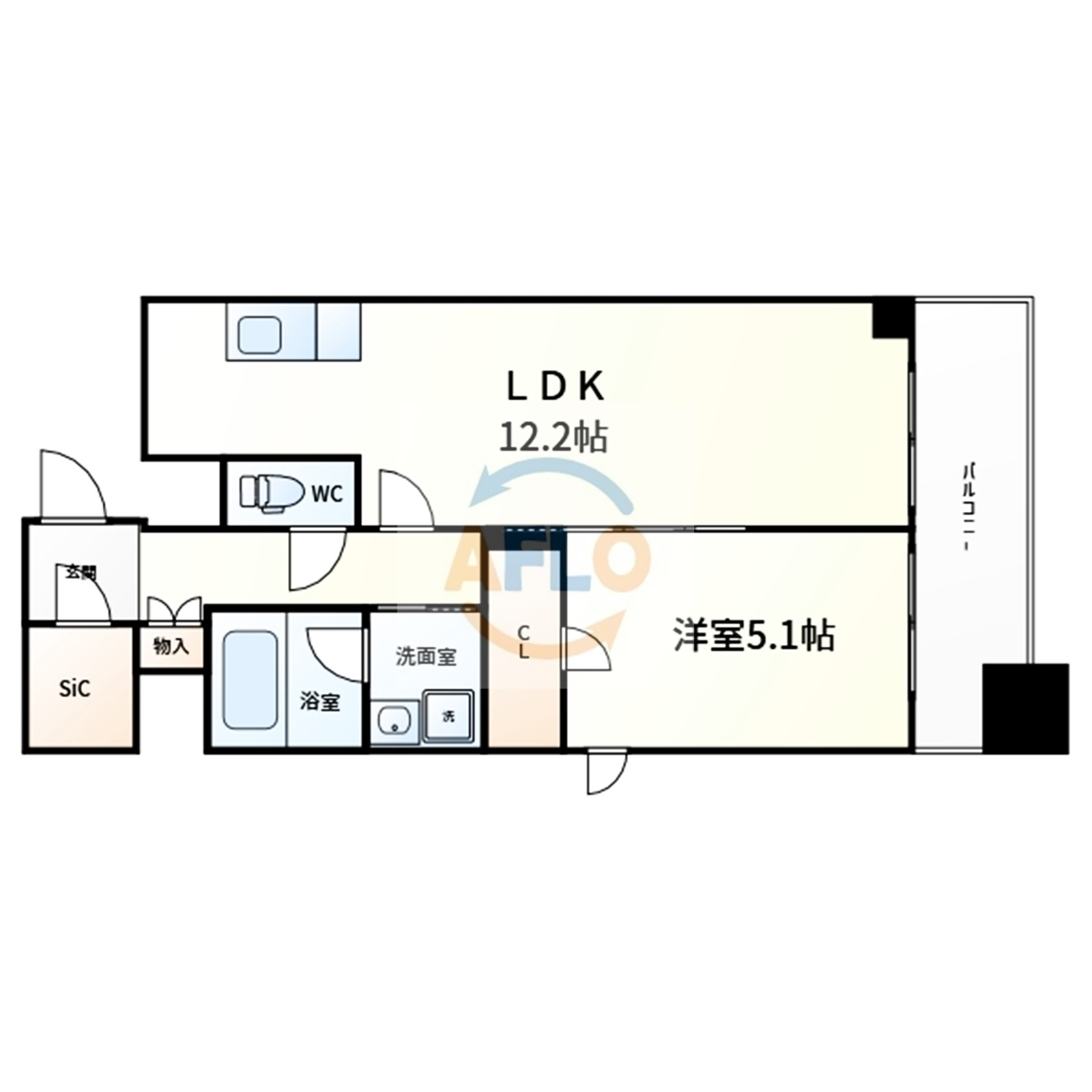 カスタリア堺筋本町の間取り|カスタリア堺筋本町　間取り