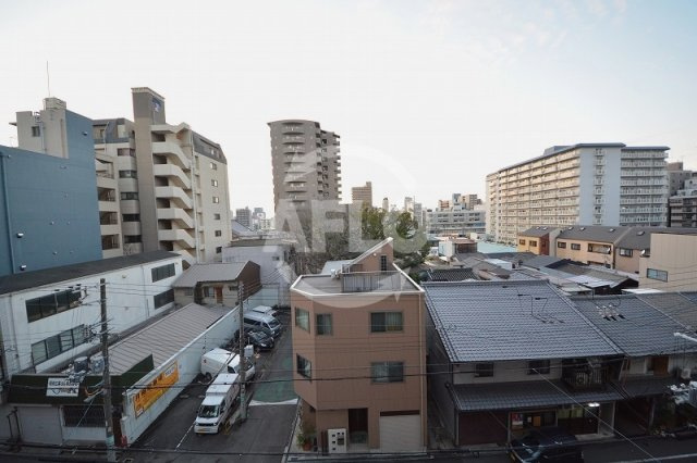レジュールアッシュ上町台の展望|レジュールアッシュ上町台　5階からの景色