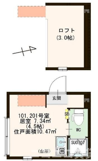 【間取り】 | ハーモニーテラス浮間Ⅱ
