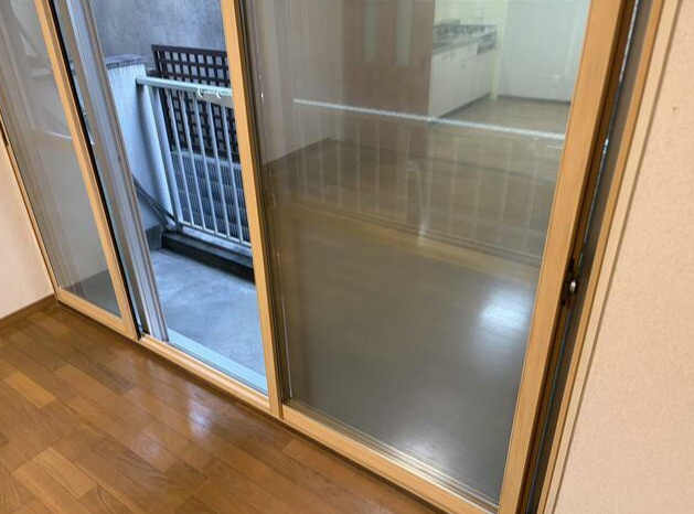 工東フラットのバルコニー