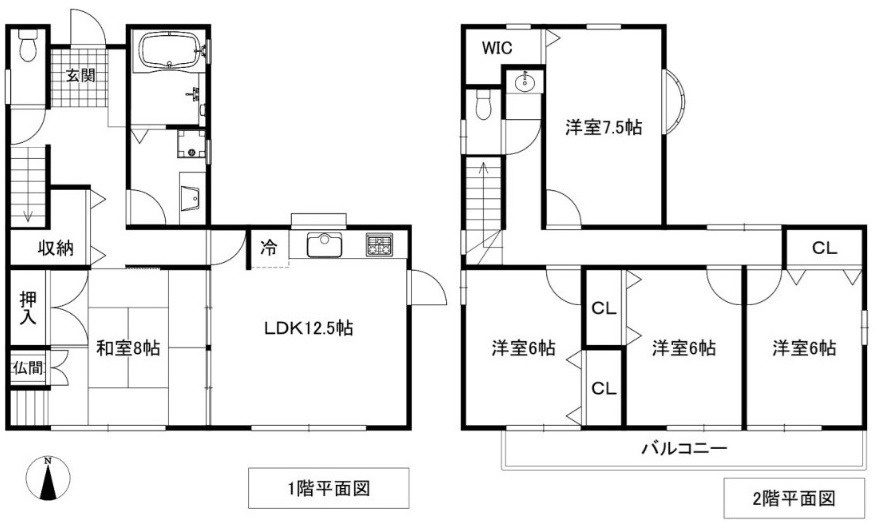西区己斐大迫３丁目の間取り