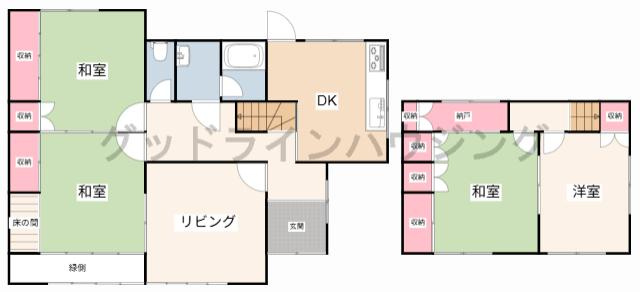 小野市天神町　戸建の間取り