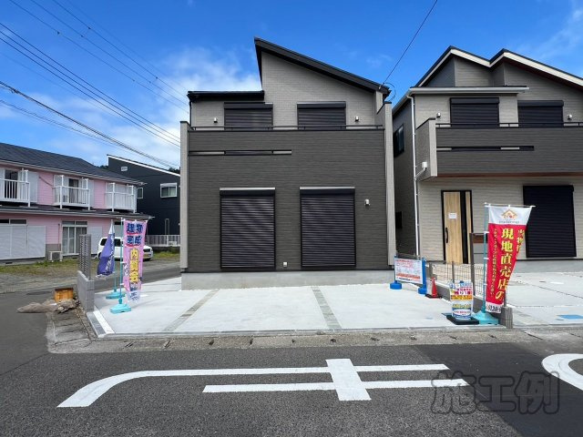 小田原市寿町1丁目新築戸建　1棟現場の外観|完成イメージ（同施工会社）