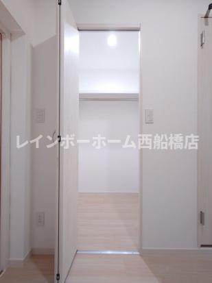市川市南行徳３丁目の賃貸マンションの収納