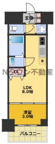 【間取り】 | プレサンス　ジェネ　上前津 | 間取りです。
