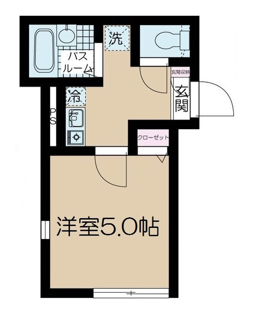 杉並区西荻北４丁目のアパートの間取り