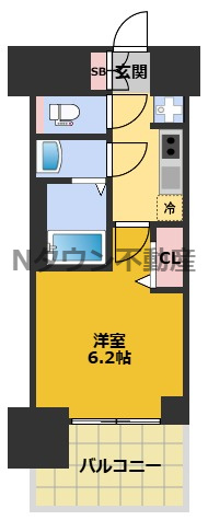 【間取り】 | プレサンス　ジェネ　上前津 | 間取り図です