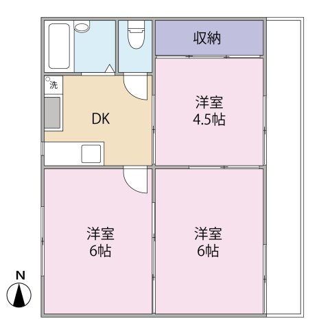 【間取り】 | ハイム倖月