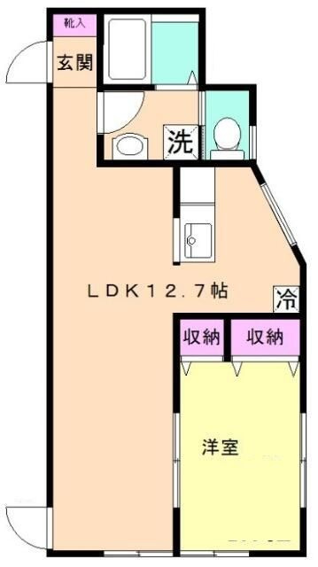 チャルテ茗荷谷の間取り|間取りです。
