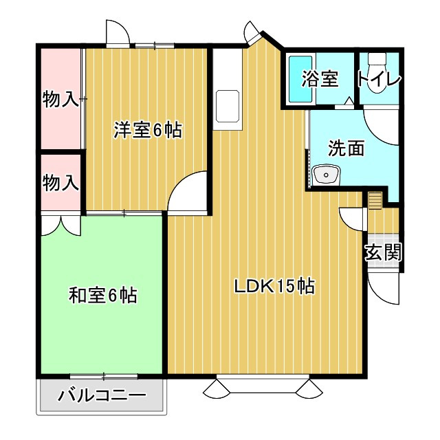 アーバンハイツの間取り
