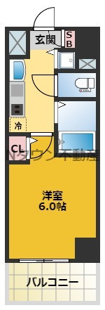 【間取り】 | プレサンス鶴舞グリーンパーク | 間取りです。