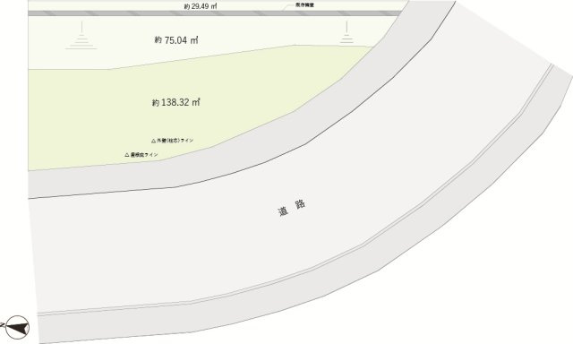 生駒郡平群町大字福貴の売地の画像