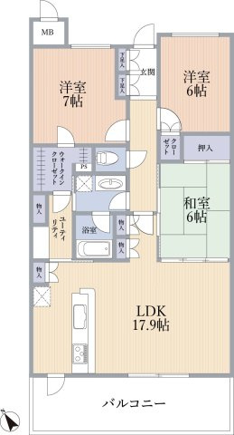 枚方市津田山手1丁目の中古マンションの画像