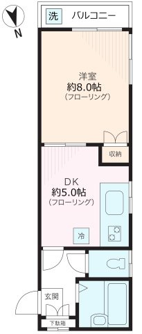 Fコート千駄木の間取り